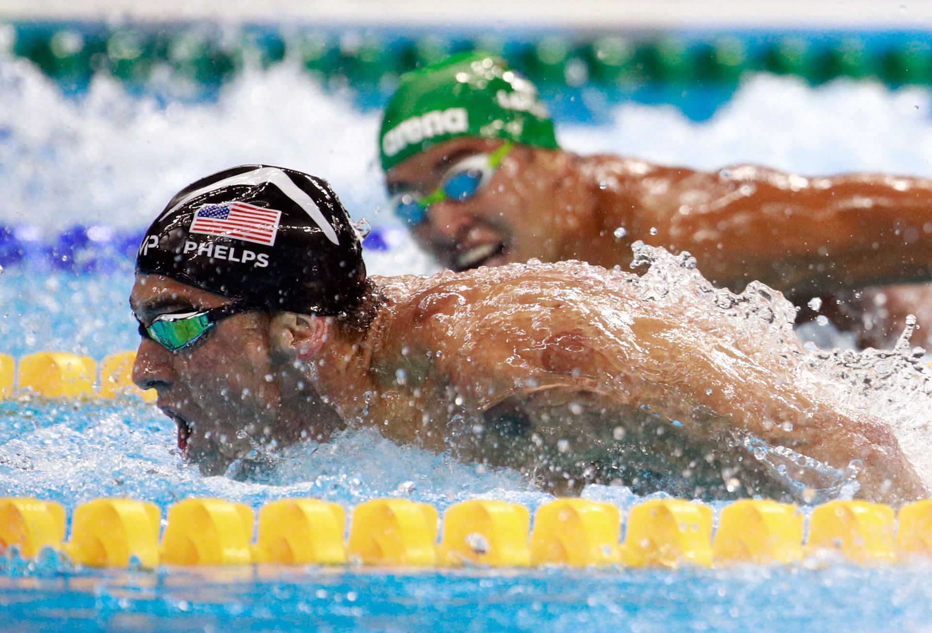 Swimming - Olympics: Day 4 - Source: Getty Michael Phelps at 2016 Rio Olympics. (Image by Getty)